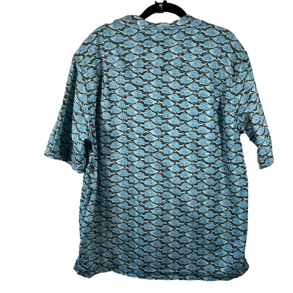 Ll Bean tropical fish button down - Picture 6 of 6